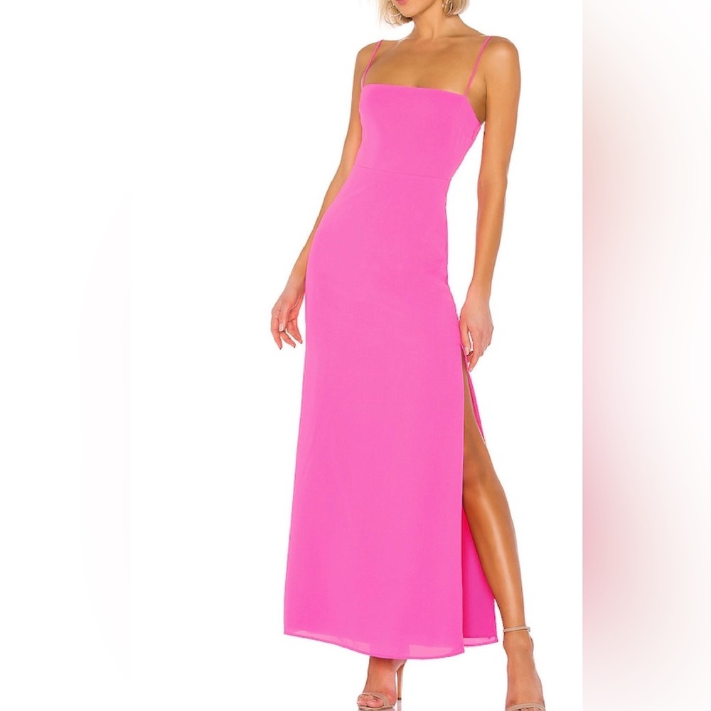 Pink maxi dress